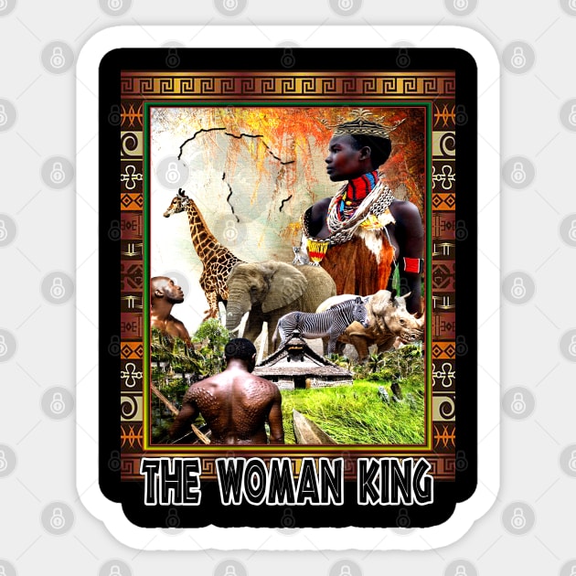 The Woman King Sticker by Afrocentric-Redman4u2